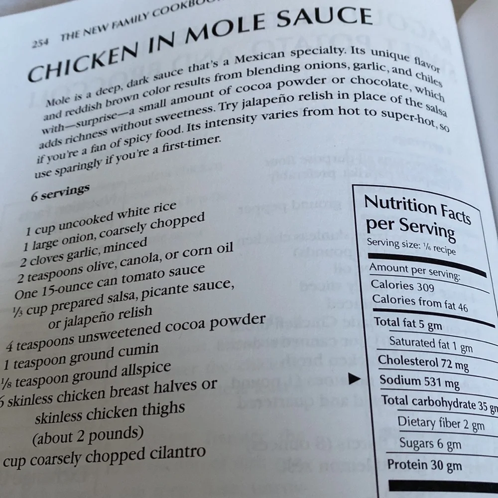 3/$29 - NWOT VTG The New Family Cookbook for Peoples with Diabetes